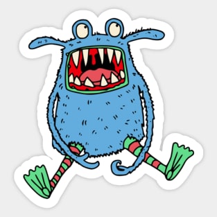 MONSTER! Having a bad day! Sticker